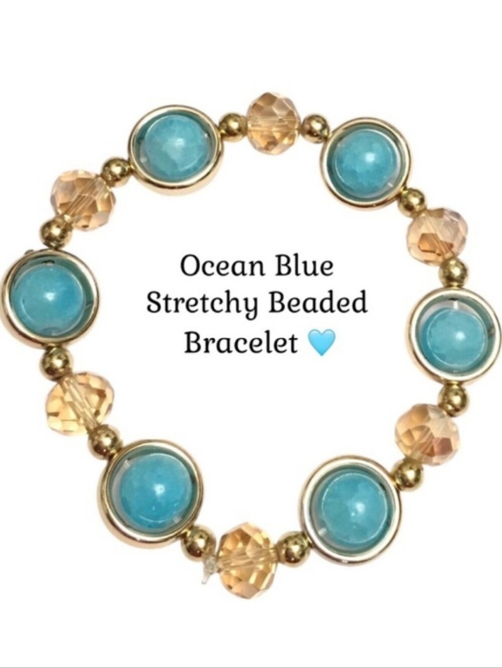 Blue & Gold Bracelet 😍